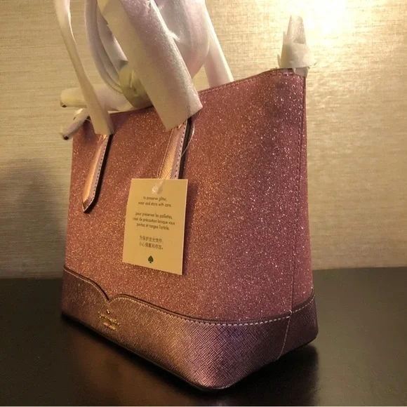 Kate Spade Pink Glitter Satchel NWT​